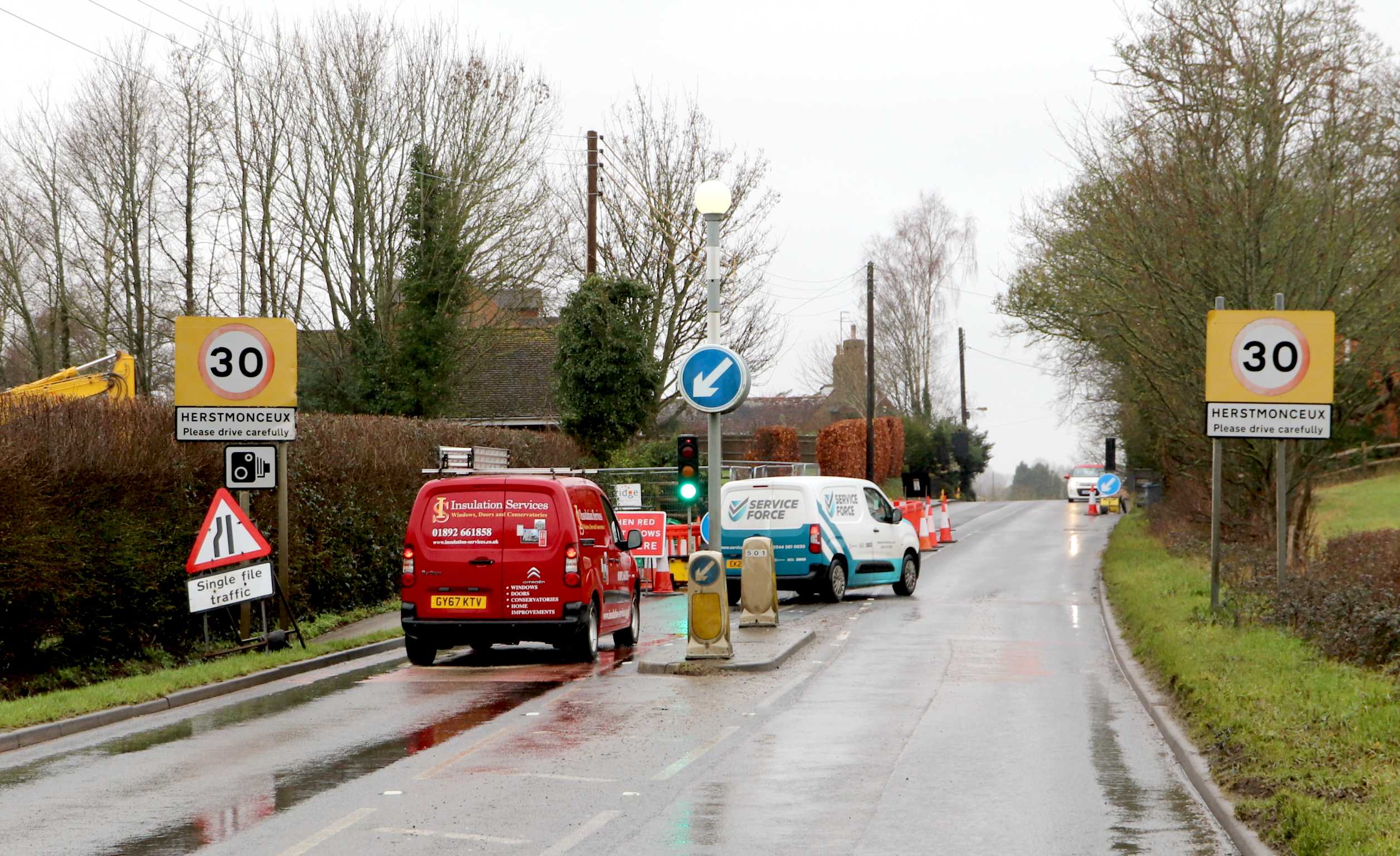 Suicide Junction, Herstmonceux village and Death Hill