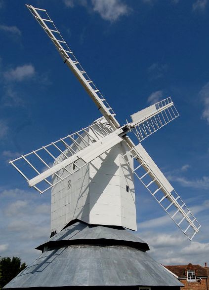 Post mill at Windmill Hill, East Sussex