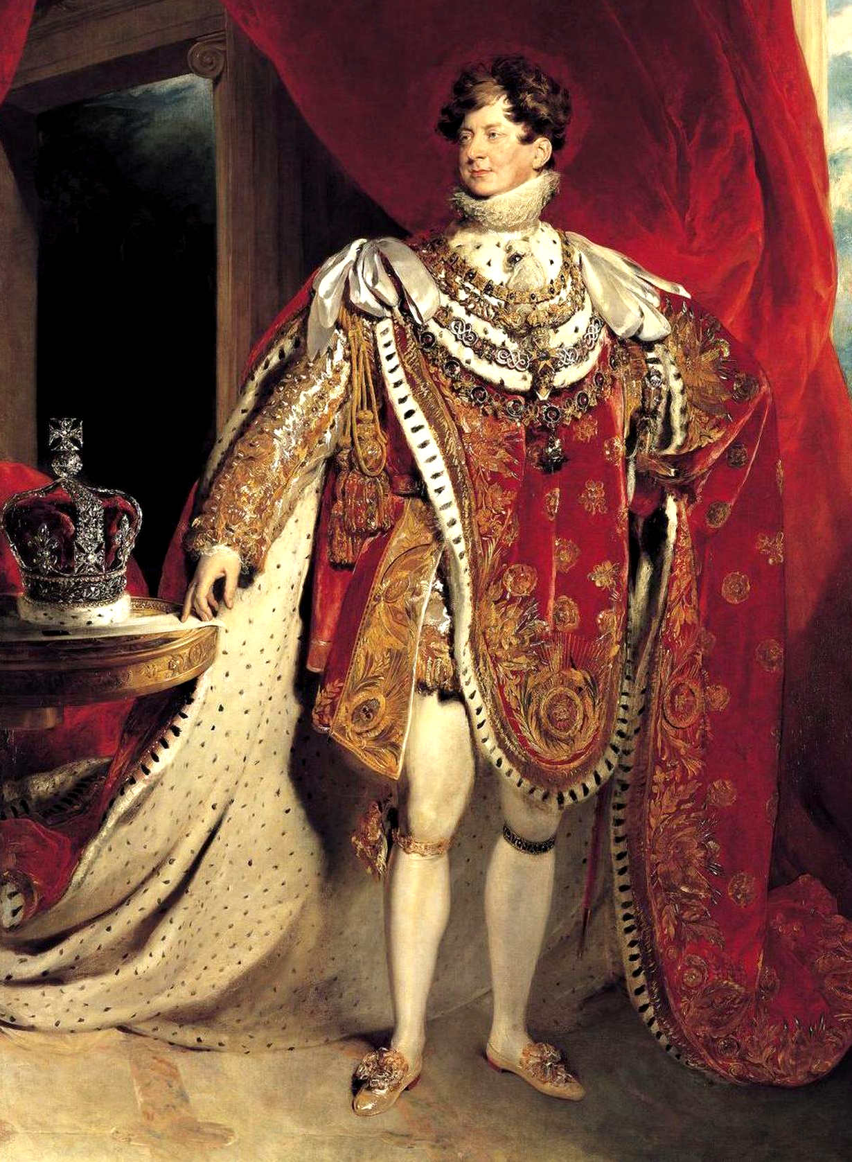 King George IV, British royal family
